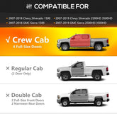 07-18 Chevy Silverado & GMC Sierra 1500 | 07-19 Chevrolet Silverado & GMC Sierra 2500 HD 3500 HD CrewCab | Yzona